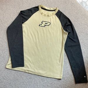 Purdue tech wear baseball style shirt